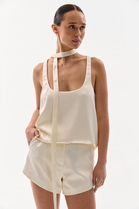 Aria Satin Top