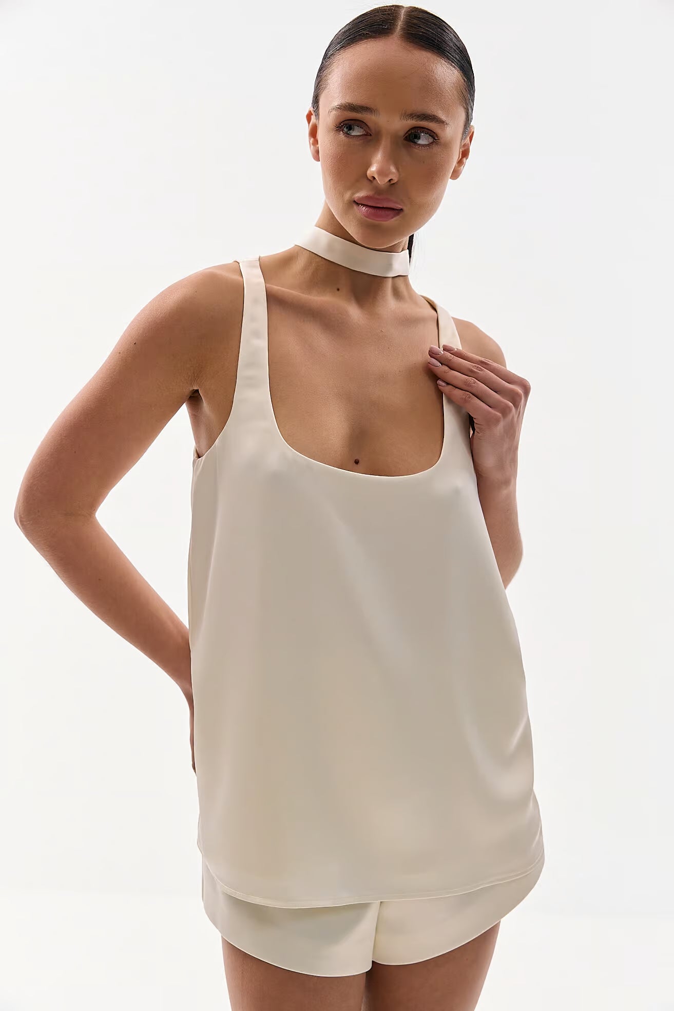 Aria Satin Top