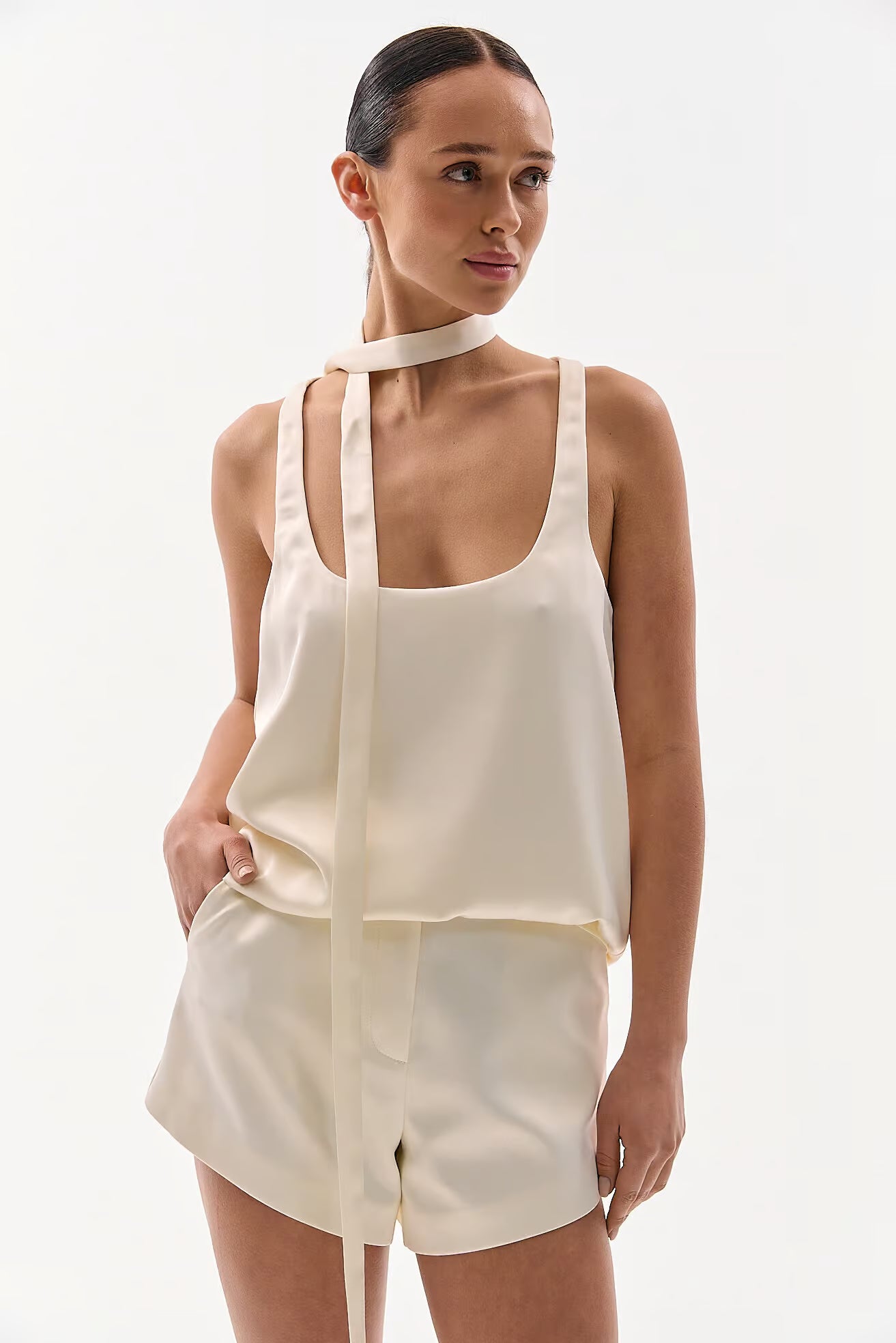 Aria Satin Top